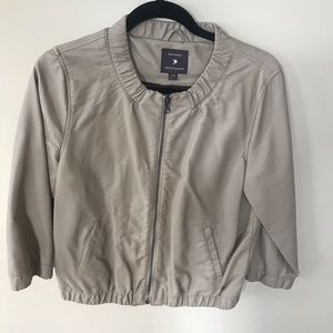 PU leather jacket